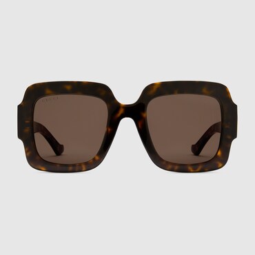 GUCCI Square-frame Double G Sunglasses
