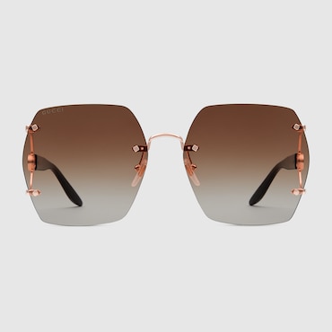 GUCCI Occhiali Da Sole Con Montatura Geometrica