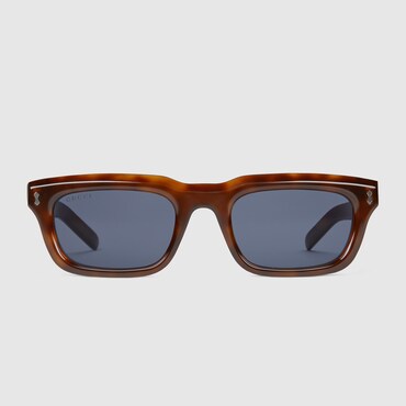 GUCCI Rectangular Frame Sunglasses