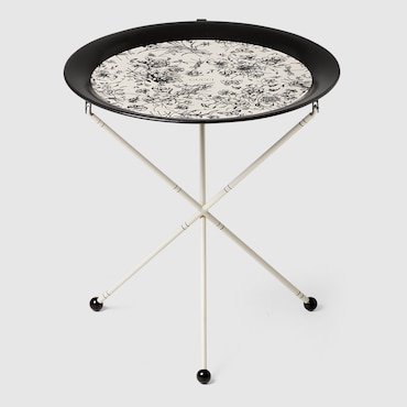 GUCCI Flora Sketch Print Folding Table