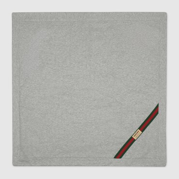 GUCCI Baby - Cotton Blanket With Web