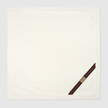 GUCCI Baby - Cotton Blanket With Web