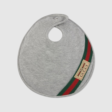 GUCCI Baby - Cotton Bib With Web