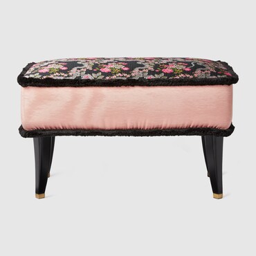 GUCCI Floral Jacquard Stool