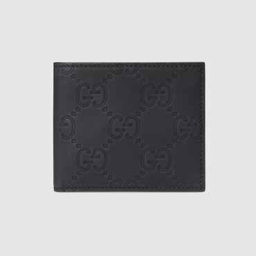 GUCCI GG Rubber-effect Bi-fold Wallet
