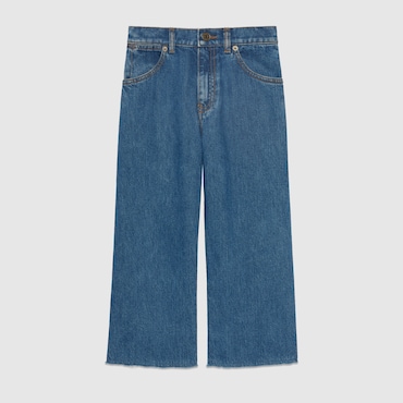 GUCCI Kids - Denim Trouser With Label, Size 5 YEARS
