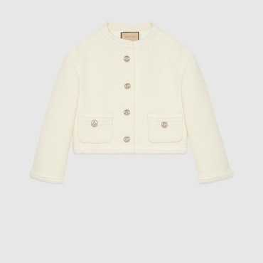 Gucci Women Wool Jacket In White