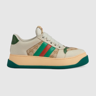 GUCCI Men's Screener Trainer With Web, Size 12