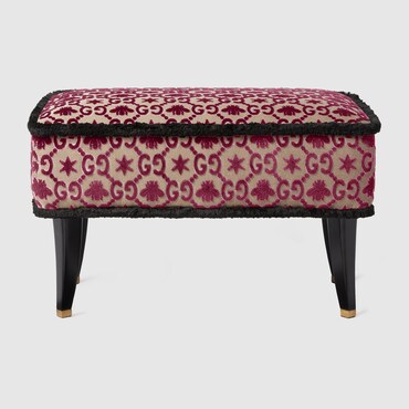GUCCI GG Bee And Star Jacquard Stool