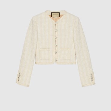 GUCCI Tweed Jacket, Size 44 IT