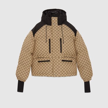 Gucci Gg Canvas Bomber Jacket