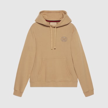 GUCCI Sweat-shirt À Capuche En Jersey De Coton, Taille XXXL