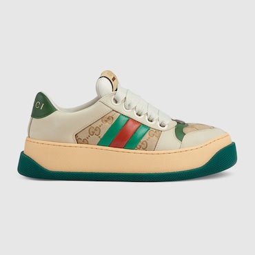 GUCCI Women's Screener Trainer With Web, Size 39.5 IT