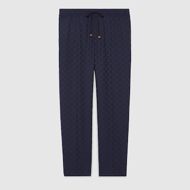 GUCCI GG Cotton Canvas Trouser, Size 58