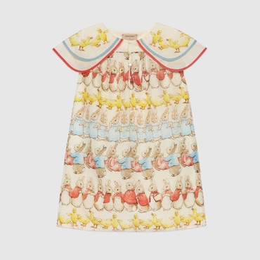 GUCCI Kids - Peter Rabbit X Gucci Printed Dress, Size 10 YEARS