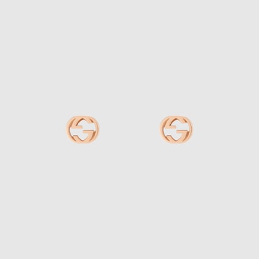 GUCCI Interlocking Stud Earrings