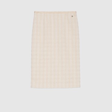 GUCCI Tweed Skirt, Size 42 IT