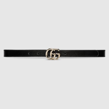 GUCCI Cintura Sottile GG Marmont, Taglia 110
