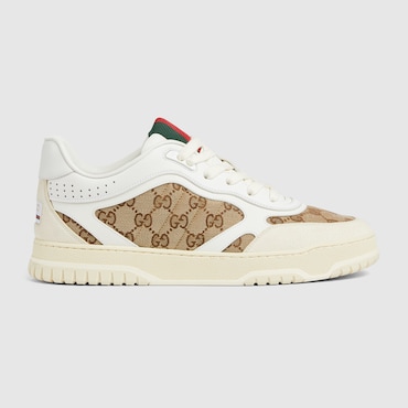 GUCCI Men's Re-Web Trainer, Size 12.5