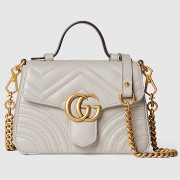 GUCCI GG Marmont Mini Top Handle Bag