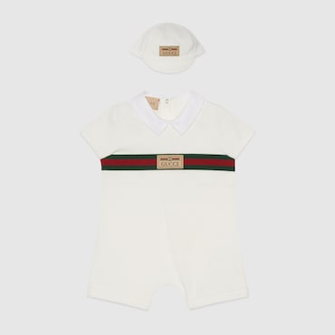 GUCCI Baby - Cotton Jersey Gift Set, Size 3-6 MONTHS