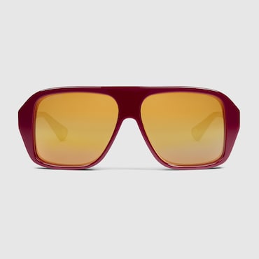 GUCCI Navigator Frame Sunglasses