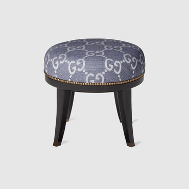 GUCCI GG Jacquard Round Stool