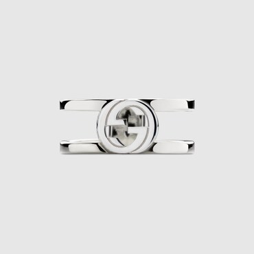 GUCCI Interlocking Wide Ring