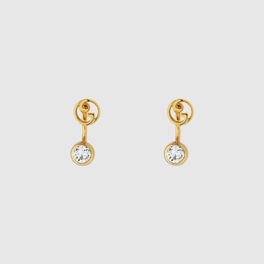 GUCCI Blondie Crystal Earrings