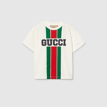 GUCCI Bébé - T-shirt Pour Bébé En Coton Imprimé, Taille 9-12 MOIS