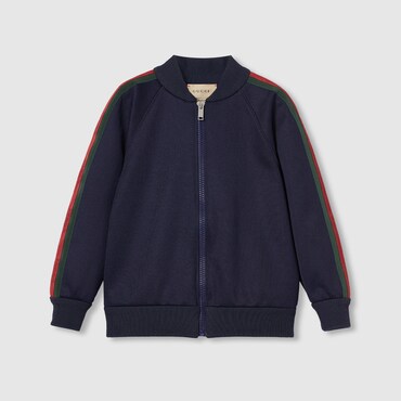 GUCCI Kids - Technical Jersey Zip Jacket, Size 4 YEARS