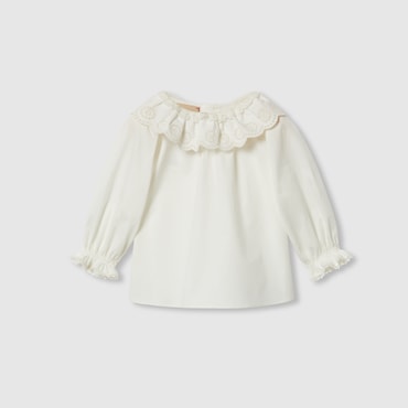 GUCCI Baby - Cotton Piquet Shirt, Size 9-12 MONTHS