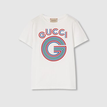 GUCCI Kids - Printed Cotton T-shirt, Size 5 YEARS