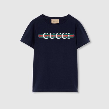 GUCCI Kids - Printed Cotton T-shirt, Size 8 YEARS