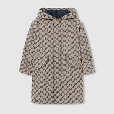 GUCCI Kids - GUCCI Children's GG Canvas Hooded Jacket, Size 10 YEARS