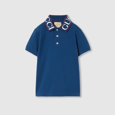 GUCCI Kids - Cotton Polo Shirt, Size 5 YEARS