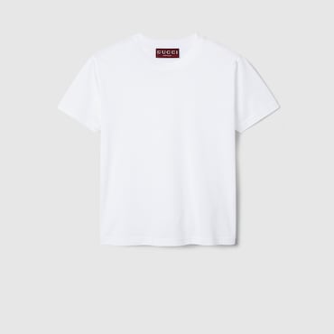 GUCCI Embroidered Cotton Jersey T-shirt, Size XXL