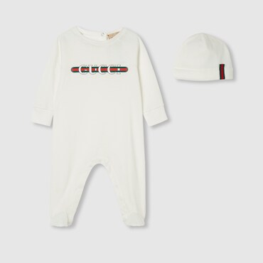 GUCCI Baby - Cotton Two-piece Gift Set, Size 9-12 MONTHS