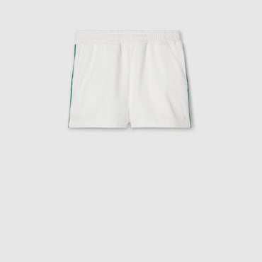 GUCCI Technical Jersey Short With Web, Size S