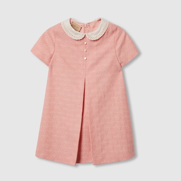 GUCCI Kids - GG Wool Flannel Dress, Size 6 YEARS