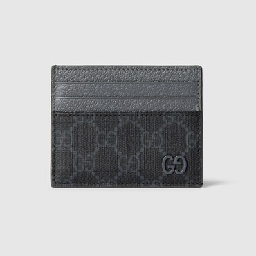 GUCCI Bi-colour Card Case With GG Detail