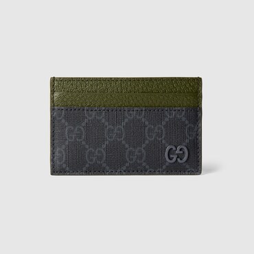 GUCCI Bi-colour Card Case With GG Detail