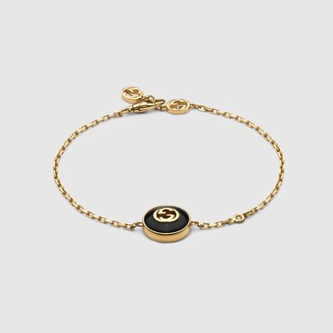 GUCCI Interlocking 18k Chain Bracelet