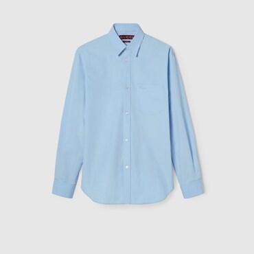GUCCI Cotton Poplin Shirt, Size 17