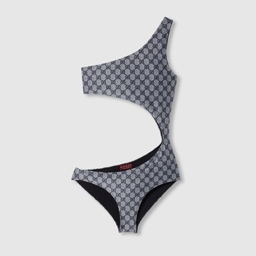 GUCCI GG Stretch Jersey Swimsuit, Size XL