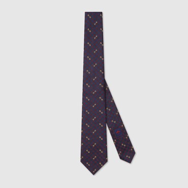 GUCCI GG Silk Jacquard Tie