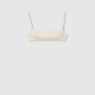 GUCCI GG Cotton Gabardine Top, Size 44 IT