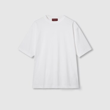 GUCCI Cotton Jersey T-shirt With Embroidery, Size XXL
