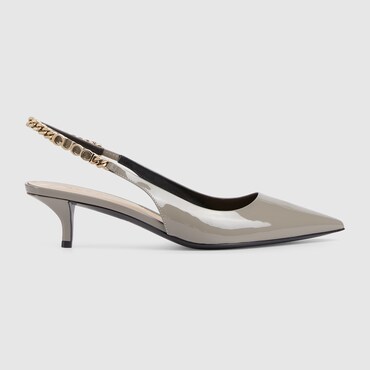 GUCCI Signoria Slingback Pump, Size 38.5 IT
