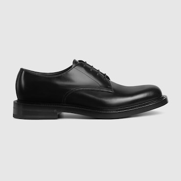 GUCCI Men's Lace-up Shoe, Size 39 IT